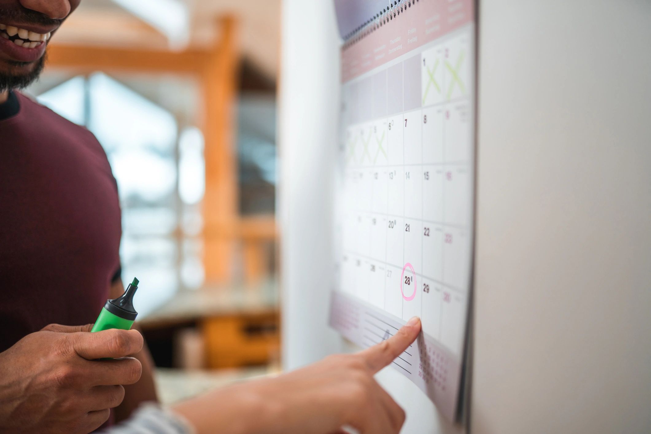 booking calendar wellness